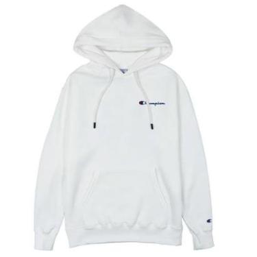Imagem de Moletom Canguru Champion Mini Emb Script Off White-Masculino