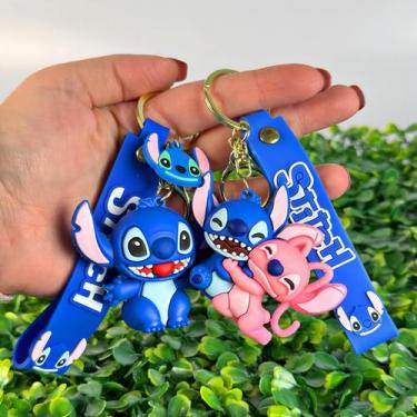 Imagem de Chaveiro Fofo Emborrachado Stitch Luatek LKS-9139