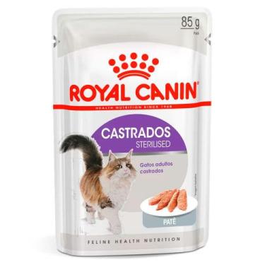 Imagem de Ração Úmida Royal Canin Sterilised Patê para Gatos Adultos Castrados 8