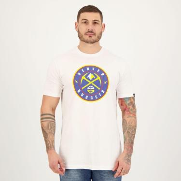 Imagem de Camiseta New Era NBA Denver Nuggets Branca-Masculino