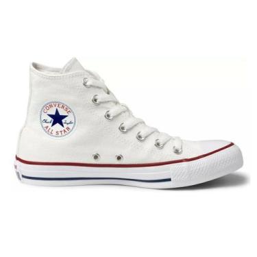 Imagem de Tenis Cano Alto Converse Chuck Taylor HI Unissex Branco, 37, Branco