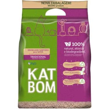 Imagem de Granulado Sanitário Natural para Gatos - Katbom - 3kg - FVO