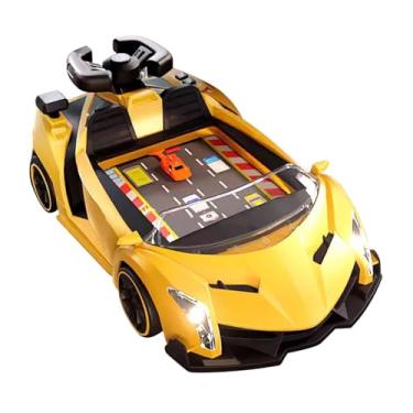 Imagem de menolana Simulação volante brinquedo pretemd jogar brinquedo pré-escolar presentes de aniversário aventuras eletrônicas jogos de tabuleiro para crianças, amarelo