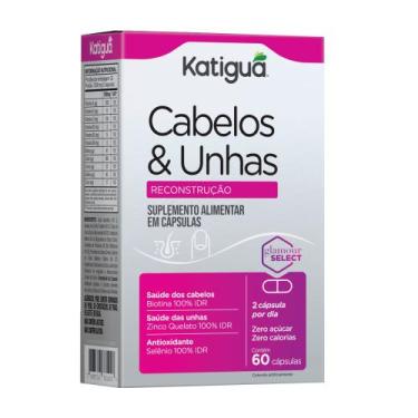 Imagem de Cabelos & Unhas Katiguá Reconstrução com 60 Cápsulas