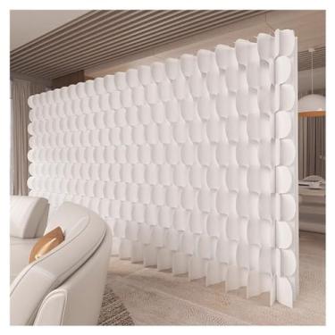 Imagem de Biombos e Divisórias Divisória De Ambiente Retrátil Dobrável Para Privacidade Interna, Divisória De Tela De Sala Criativa Moderna, Parede De Papel, Para Sala De Estar, Quarto, Separação De Escritório(