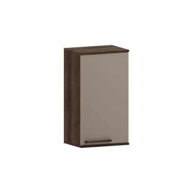 Imagem de Armário Aéreo 40cm 1 Porta Luna Luciane Móveis Nogueira Dourado-cinammon