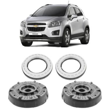 Imagem de Kit Coxim C/Rol Batente Amortecedor Dianteiro Tracker 14/... - Solupe 