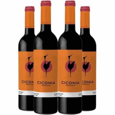 Imagem de Vinho Tinto Ciconia Alentejo 750ml Kit 4 Garrafas