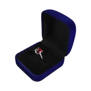 Imagem de Caixa Organizadora para Jóias - Azul, Vermelho e Preto, Azul e preto