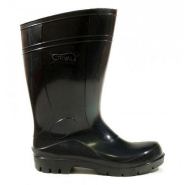 Imagem de Bota de segurança de pvc preta - cano longo - 42 - CRIVAL