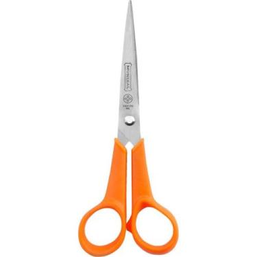 Imagem de Tesoura Multiuso Fio Liso Laranja 14CM - Mundial