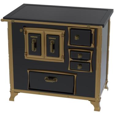 Imagem de Fogao a Lenha Venax GII n 2 Renaissance Premium Preto SE