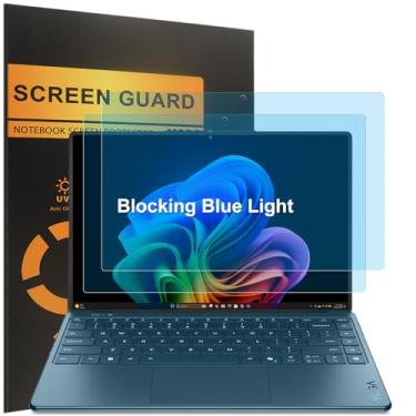 Imagem de KEANBOLL Pacote com 2 protetores de tela com bloqueio de luz azul para laptop Lenovo Yoga Slim 9i Copilot+ (14ILL10) 2025, antiluz azul e brilho e proteção antiimpressão digital (fosco)