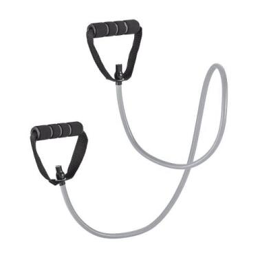 Imagem de Extensor Elástico Toning Tube com Alca Fitness Cinza/Preto Atrio - ES2