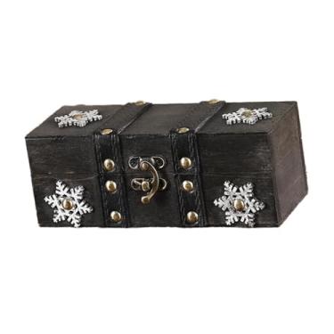 Imagem de YIJU Caixa de armazenamento de joias, de, cômoda, decoração, porta-bugigangas, organizador de joias para brincos, pulseiras e colares, Cinza