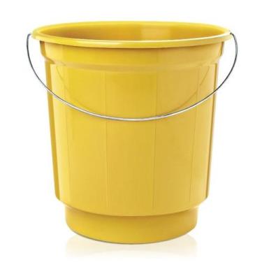 Imagem de Balde de Limpeza Plástico Resistente 20 L Alça de Ferro - Arqplast