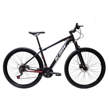 Imagem de Bicicleta Aro 29 Bike Ksw Xlt 21 Marchas Alumínio Freio A Disco Preto Fos -ad Verme Bco 19