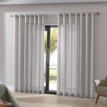 Imagem de Cortina Duplex Malta 4,20x2,50m Taupe - Bella Janela