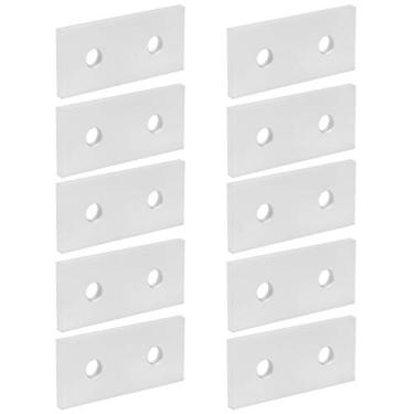 Imagem de Zerodis 10 PCs Junção do Suporte Placa Placas de Moldura de Alumínio de Cinta de Canto de Fixação de Canto para Madeira de Mobiliário de Moldura de Cama 10 PCs Juntando a Cinta Plana (3030)