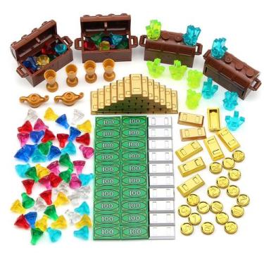 Imagem de Conjunto de blocos de construção Feleph Treasure Accessories Money