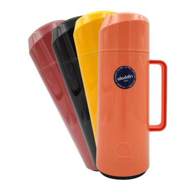 Imagem de Garrafa Térmica Café Aladdin 1L Massima Rolha Quente / Frio, Terracota