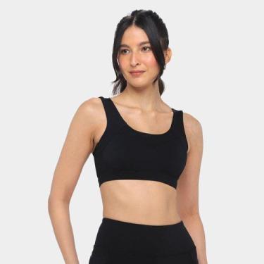 Imagem de Top Olympikus Funcionalidade Feminino, Preto, M