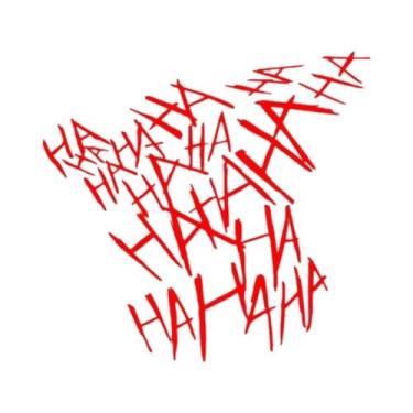 Imagem de Adesivos Refletivos Impermeáveis Joker Hahaha Para Capacete De Carro E
