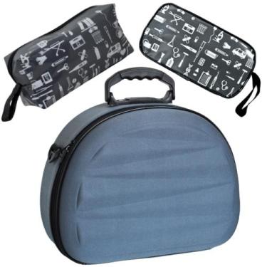 Imagem de Kit Maleta Médica Bolsinha Case Aparelho Pressão Estetoscópio Enfermag