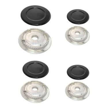 Imagem de Kit 4 Espalhadores + Queimadores Fogão Continental Quantum