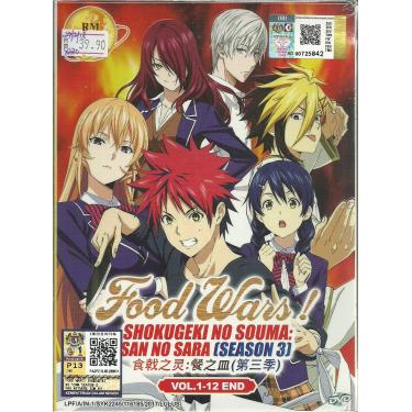 Imagem de FOOD WARS! SHOKUGEKI NO SOUMA : SAN NO SARA (SEASON 3) ( PART 1 ) - COMPLETE ANIME TV SERIES DVD BOX SET (12 EPISODES)