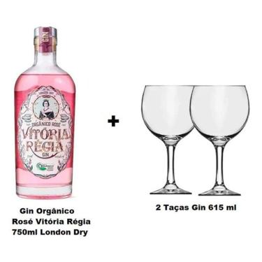 Imagem de Gin Rosé Orgânico Vitória Régia 750ml