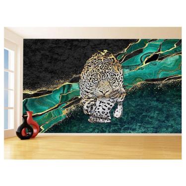 Imagem de Papel De Parede 3D Animais Pop Art Onça Pintada 3,5M Pxa72