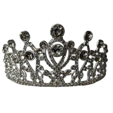 Imagem de Coroa Acessórios Pr Casamento Debutante Noiva Strass 73912 - sm decora