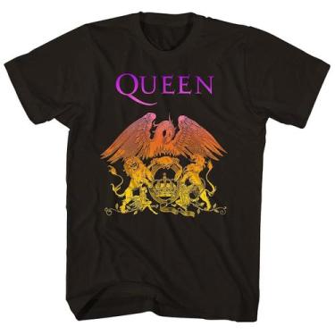 Imagem de Rainha T Shirt Logo Oficial Crest Queen T-Shirt - Rockinstone