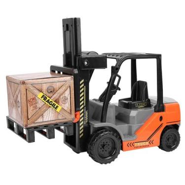 Imagem de 01:12 Escala Crianças Empilhadeiras Modelo de Brinquedo Inércia Empilh