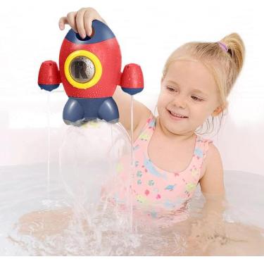 Imagem de Brinquedos de banho, Brinquedos de banho para crianÃas foguete espacia