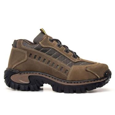 Imagem de Tênis Adventure Masculino Trilha Trekking Couro Nobuck Cano Baixo - Ma