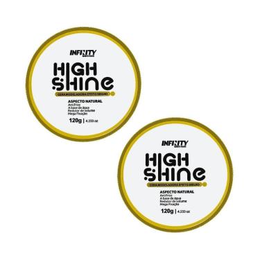 Imagem de Pomada Infinity High Shine Incolor 120G - Kit Com 2Un