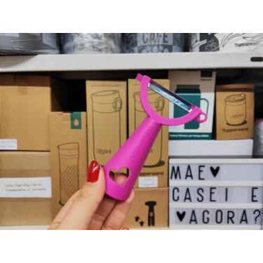 Imagem de Descascador Rosa Tupperware - Utensílio de Cozinha para Preparação