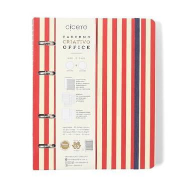 Imagem de CADERNO CRIATIVO ARGOLADO OFFICE DUO PRAIA PAUTADO & PONTADO A5 SOL