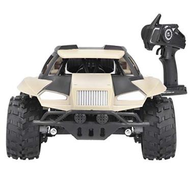 Imagem de Domary 1/18 Carro RC de Escala, Brinquedo de Veículo de Controle Remoto de 2,4 GHz Com Transmissor Anti-interferência, Amortecedor de Choques, Pneus Anti-esquisitos, Materiais de Alta (Bege)