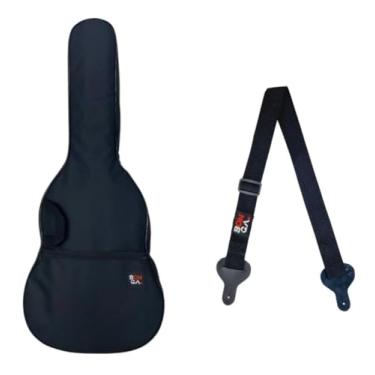 Imagem de Capa Bag Case Violão Folk Acolchoada + Correia - Bonga