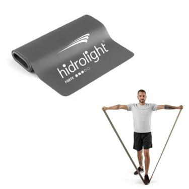 Imagem de Faixa Elástica Forte Para Exercícios Fisioterapia Pilates Alongamento Yoga Thera Band Hidrolight