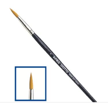 Imagem de Pincel Redondo N° 6 Art 500 Taklon Giotto - Caixa 12 Unid.