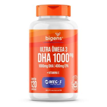 Imagem de Ultra Omega 3 DHA 1000mg + Vitamina E - 120 Cápsulas - Bigens-Masculino