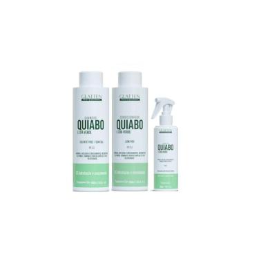 Imagem de Glatten Quiabo e Chá Verde Shampoo e Condicionador e Leave-in