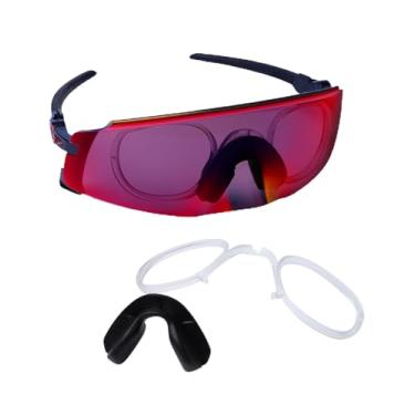 Imagem de SAUCER Inserção de encaixe | Adaptador óptico Rx Suporte de lente de grau com almofada de nariz para Oakley Kato | Kato X OO9475 | Óculos de sol QNTM Kato - Transparente