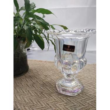 Imagem de VASO COM PE ATHENAS EM CRISTAL ECOLOGICO D11,5XA15CM COR FURTA-COR