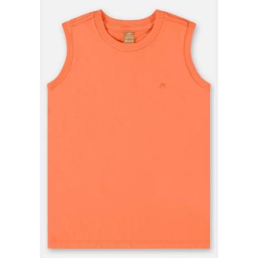 Imagem de Regata Infantil Básica para Meninos Up Baby, Laranja, 12