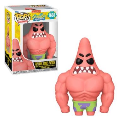 Imagem de Funko Pop SpongeBob SquarePants 1668 Fry Cook Games Patrick